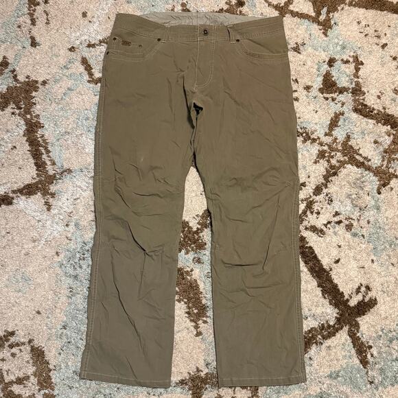 Kuhl Revolvr Rogue Mens Hiking Pants Size 38x29 Khaki Tan - Picture 1 of 6
